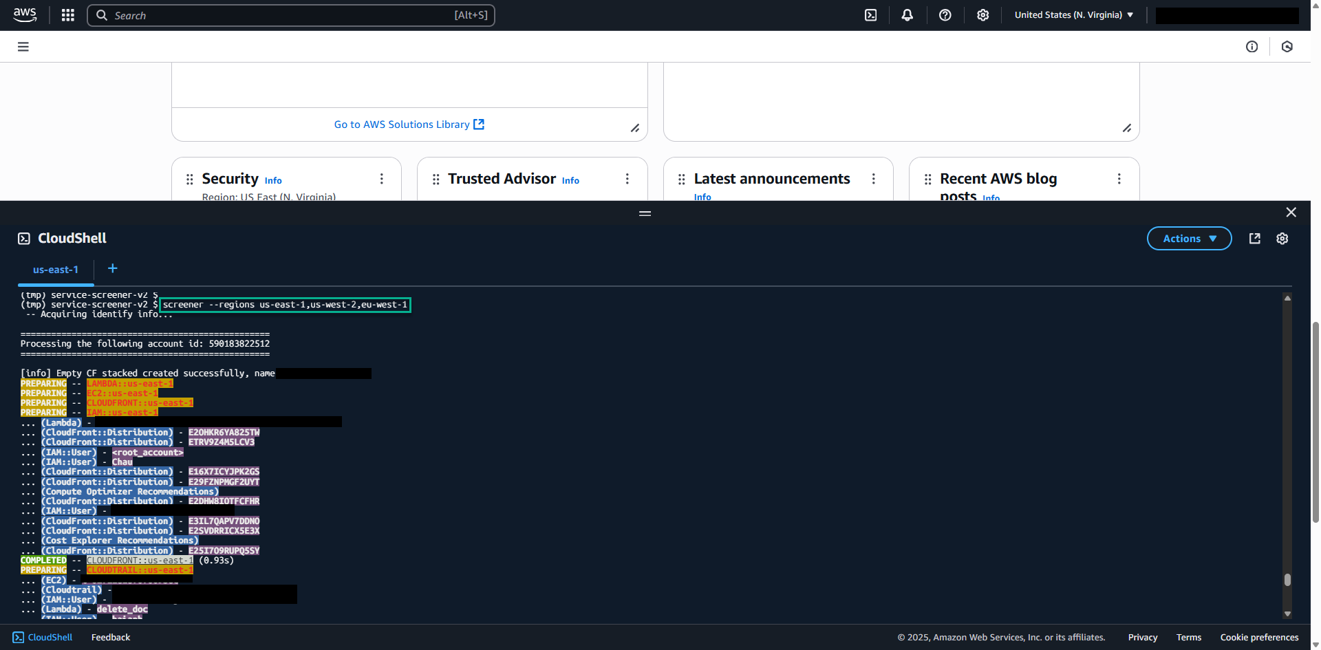 Scan multiple regions simultaneously: